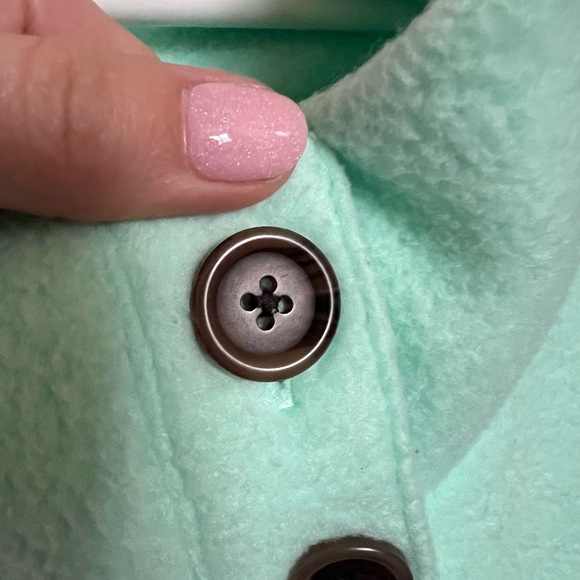 J.Crew mint fleece sherpa quarter-zip with pockets! - Picture 4 of 4